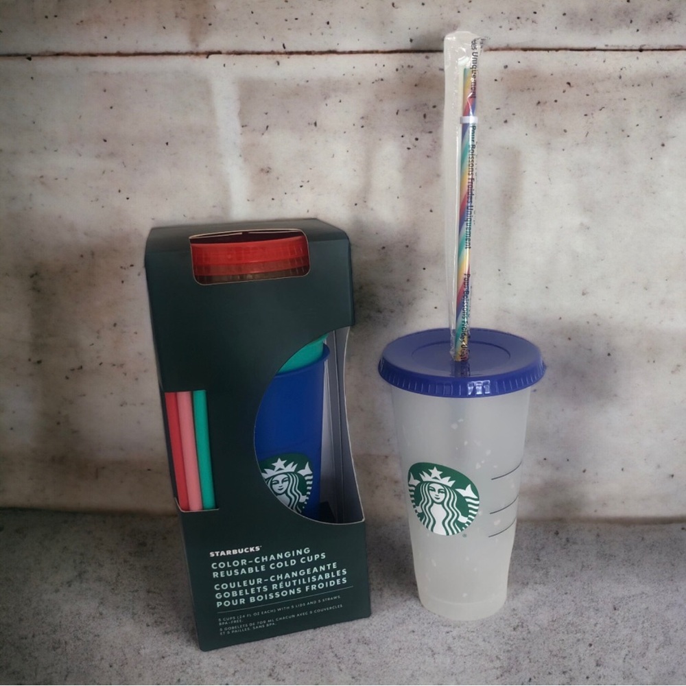 🆕 NWT - Starbucks Color Changing Cups 2020 Reusable Cold